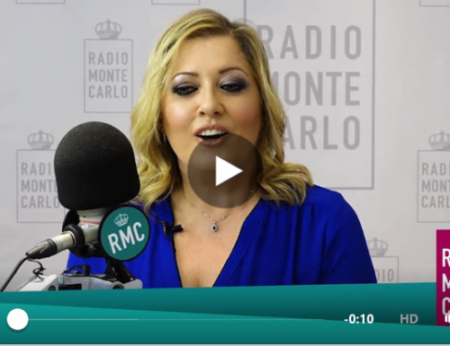 Rosaria Renna saluta il pubblico di Radio Monte Carlo
